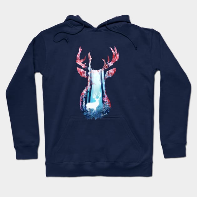 Spirit Deer Hoodie by DVerissimo